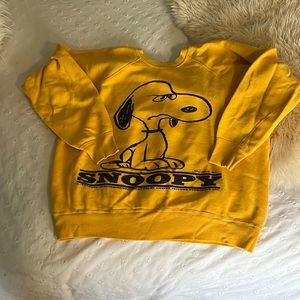 Vintage snoopy crew neck